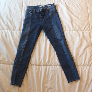 PacSun Color-block High-Rise Ankle Jeggings